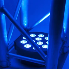 10 шт./лот, ADJ светодиодный параболический алюминизированный отражатель 12x10 Вт RGBW/4in1 Quad IEC тонкий Par38 с новой уникальной технологией рассеивания света Американский DJ домашняя Дискотека Свет этапа клуб бар