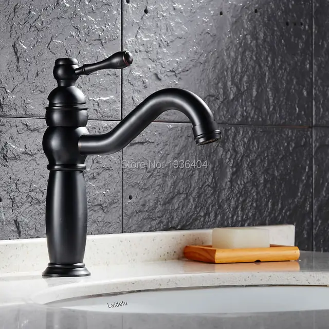 Whole And Retail High Quality Black Antique Br Retro Bathroom Whole And Retail High Quality Black Antique Br Retro Bathroom Basin Sink Mixer Taps Faucet B3254