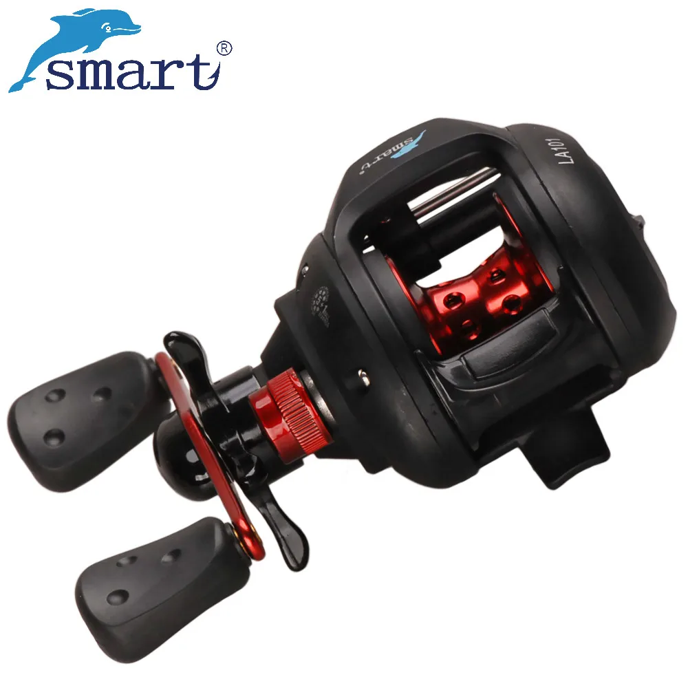 

Smart Low Profile Baitcasting Reel 12LB Drag 5+1 BB 6.2:1 High Speed Ultra Smooth Bait Casting Fishing Reel Carretilhas De Pesca