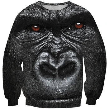 

New arrival fashion Unisex Sweatshirt 3D movie anime print simple Casual white relaxtion oversized Clothes Free shipping