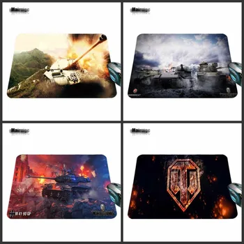 

Cool World of Tanks Background Pattern Comfort Non-Skid Pad for Optical Game Speed Decorate Your Desk Non-Skid Rubber Mouse Pad