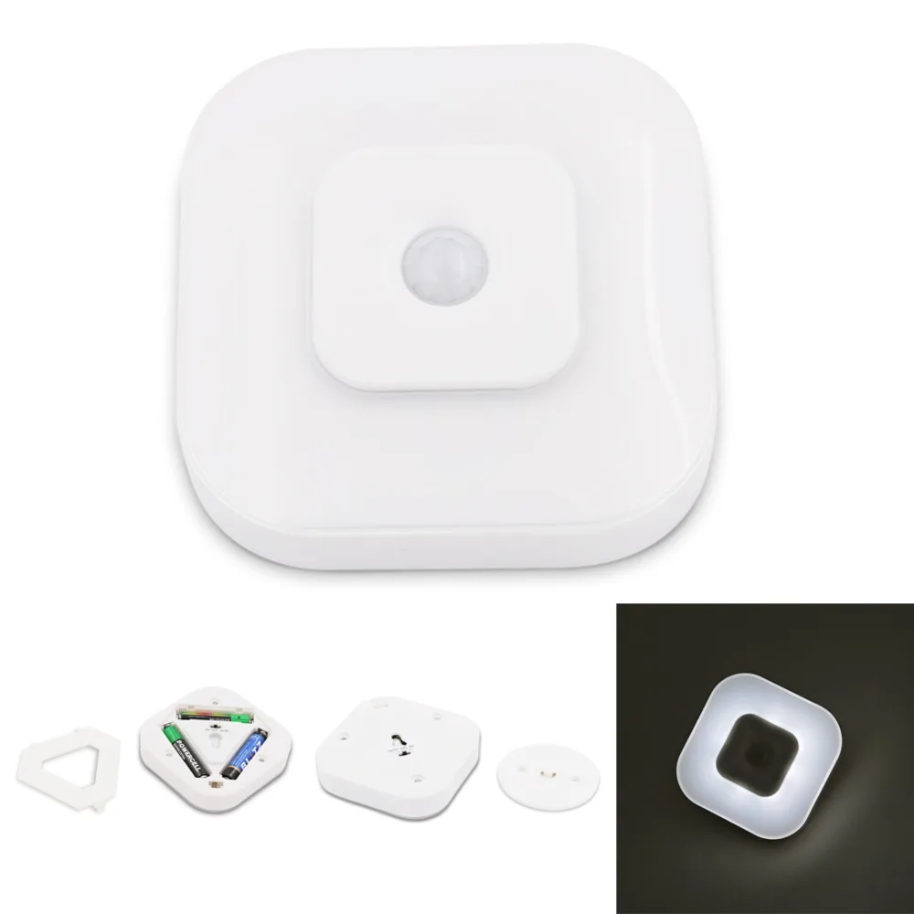 

Smart Closet Nightlight LED Human Body Motion Activated On/Off/Auto Sensor Wardrobe Lamp PIR Night Light Energy Saving Lamp