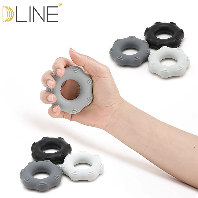 

Silica Gel Portable Hand Grip Gripping Ring Carpal Expander Finger Trainer Grip Strength Rehabilitation Pow Stress Ring Ball