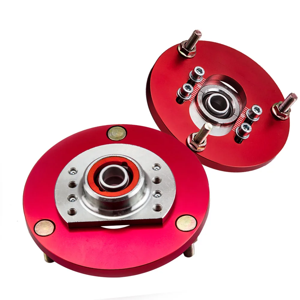 

For BMW E46 3 Series 320 323 325 328 M3 320i 323i 328Ci 330xi Front Coilover Camber Plate Top Mounts Camber Plate Federbeinlager