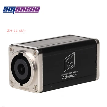 

Smonisia 5pcs 8Pins Speaker Plug Professional Coupler Speaker Socket Bi-pass Butt Joint Wire Extend Connector