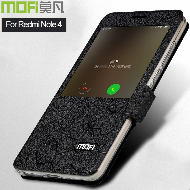 Xiaomi Redmi note 4 pro Чехол Силиконовый MOFi оригинальный note4 чехол Мягкая задняя крышка
