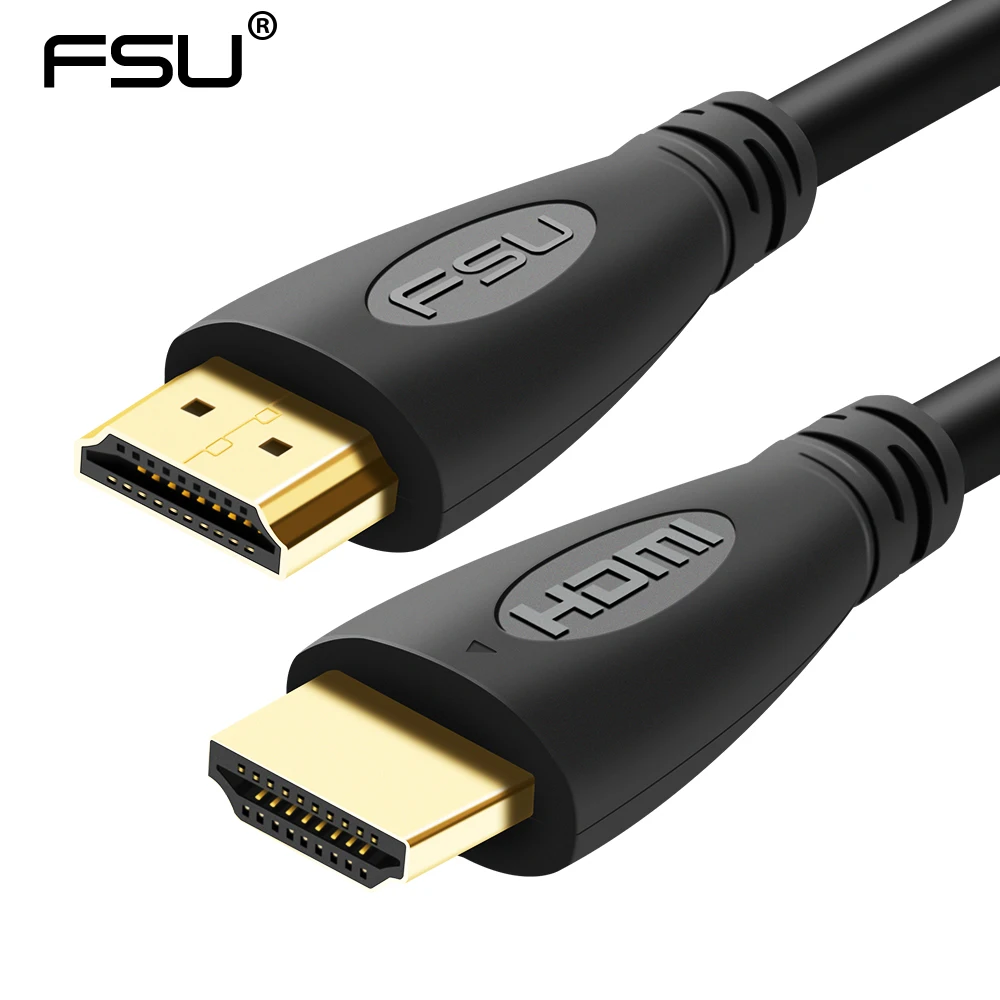 Premium version High resolution 1080P 3D HDMI video cables gold plated Male-Male hdmi splitter for HDTV PS4 PC STB Projector