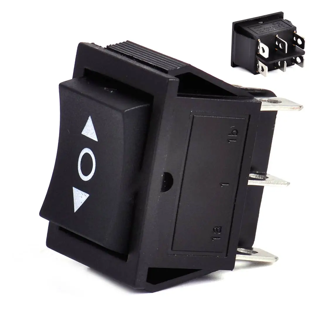 

beler 6 Pins 3 Position On Off On DPDT Momentary Rocker Switch Control Button Power Window Auto Car for VW Ford Audi BMW Mazda