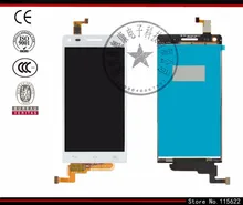 Lcd für huawei ascend g6-u10 lcd display + touch screen + digitizer glas (schwarz, weiß) mit logo
