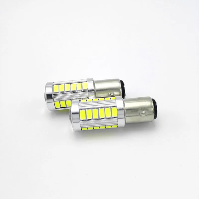 10 шт 1156 BA15S P21W 33 led 5630 5730 smd Автомобильные габаритные огни стоп-сигналы авто задний фонарь дневного света красный белого и желтого цвета