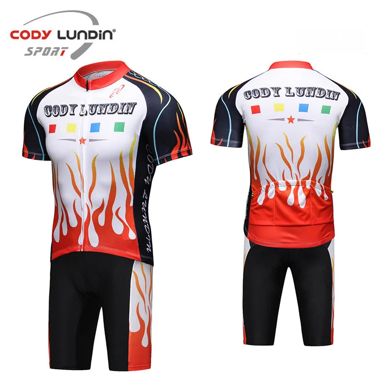 

Cycling Jersey Short Sleeve Polyester Quick - dry Suits Riding Comfort
