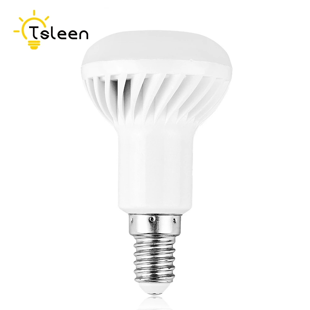 Светодиодная сменная лампа TSLEEN R39 R50 R63 R80 светодиодная E14 E27 220 В лампочка для
