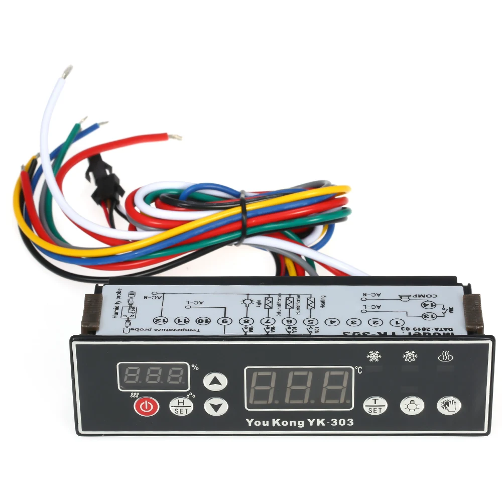 

Digital Temperature And Humidity Controller Meter Temperature Humidity Controller For Wine Cabinet Drying Cabinet Incubator