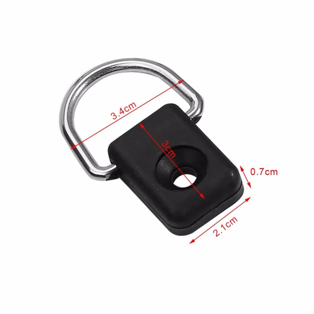Каяк D Ring 10 шт Черный установочный рыболовный такелаж комплект для Тарзанки