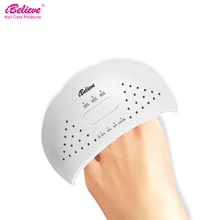 IBelieve мини USB светодиодный светильник для ногтей УФ-Сушилка для ногтей портативный отверждающий Гель-лак 5 пальцев перезаряжаемый Набор для маникюра для домашнего использования
