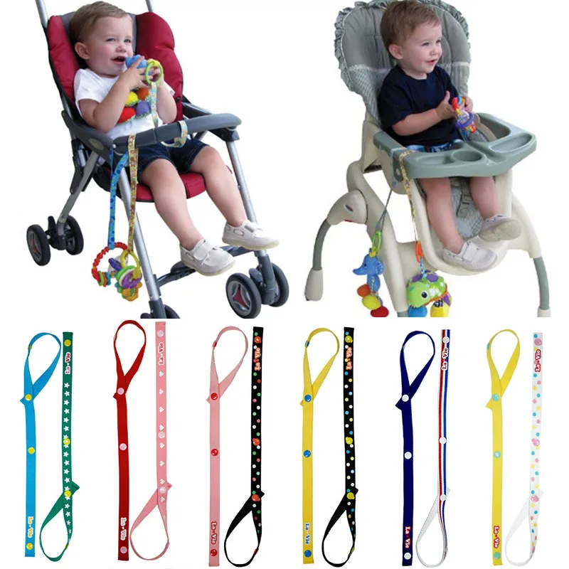 1 Piece Cotton Brand New Baby Stroller Toys Anti lost Strap Baby
