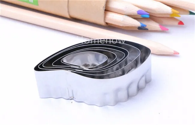 Leaves double cut-outs mold 5 5