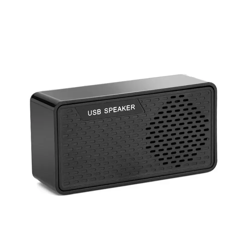 Usb динамик s компьютерный динамик Plug& Play портативный динамик двойной рог 3 Вт Выход подходит для Usb2.0 и выше для ПК ноутбуков - Цвет: Black