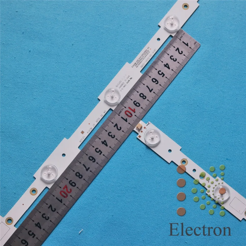 3 шт. 32 ''562 мм * 20 мм 6 светодио дный s светодио дный Подсветка Ленточные лампы 2013CH320 кдр ЛЖ 3228 Вт/оптические линзы Fliter для ТВ монитор 32E306 32E350E