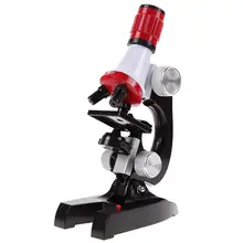 100X-1200X Microscope Kit Lab LED Home School Educational Tool Gift For Kids