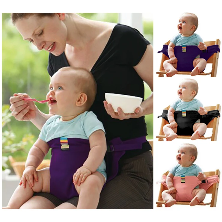 

Baby Dining Chair Safety Belt Portable Foldable Children Travel Safety Belt Seat Chair Harness baby Booster Seat