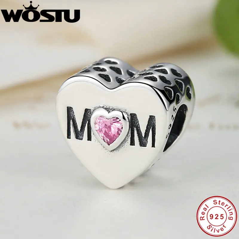 Prix pour 100% 925 Sterling Argent Mère Coeur Charme Perles Fit Pandora Bracelet Original Authentique BRICOLAGE Pour Fabrication De Bijoux Cadeau Prix pour 100% 925 Sterling Argent Mère Coeur Charme Perles Fit Pandora Bracelet Original Authentique BRICOLAGE Pour Fabrication De Bijoux Cadeau