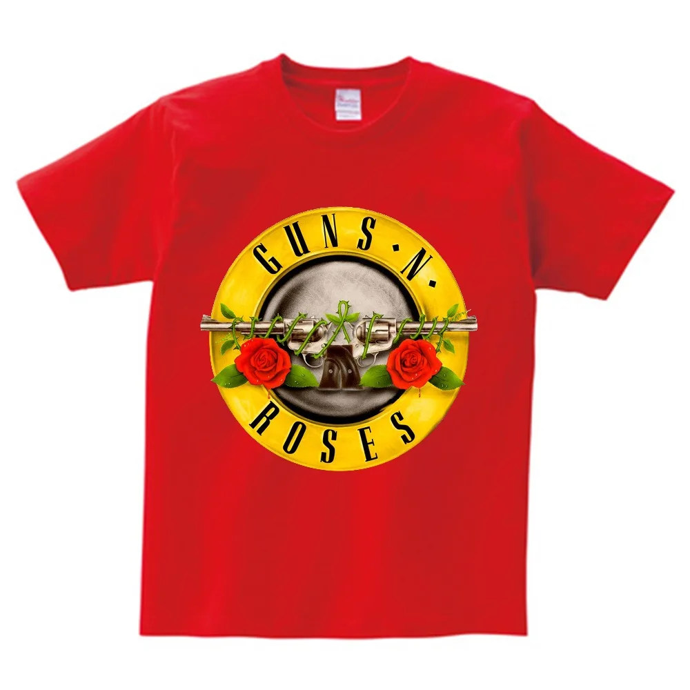 Algodão em Torno do Pescoço Tshirt do Bebê das Crianças Costume para Menino e Menina Guns n Roses Camiseta Criança T shirt 2018 Puro Infant Toddler nn 10 2018 camiseta algodão puro em torno do