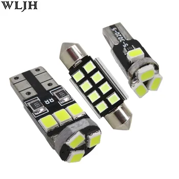 

WLJH 15x Canbus Dome Map Door Trunk Interior Light Led Bulb Package for MINI Cooper R56 2006 2007 2008 2009 2010 2011 2012 2013