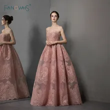 Элегантное вечернее платье без бретелек, кружевное вечернее платье, длинная Прозрачная Юбка, вечернее платье, тюль, длина до пола, Robe de Soiree NE69