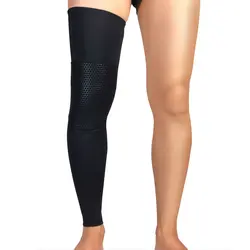 Tcare 1 шт. компрессионные наколенник для мужчин, женщин-Полная длина стрейч длинный рукав с поддержкой колена, Нескользящие внутренние полосы