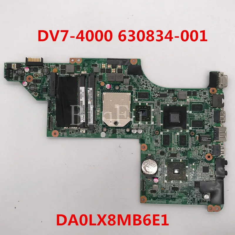 Высококачественная материнская плата для ноутбука DV7 4000 630834 001 501 601 DA0LX8MB6E1 100%