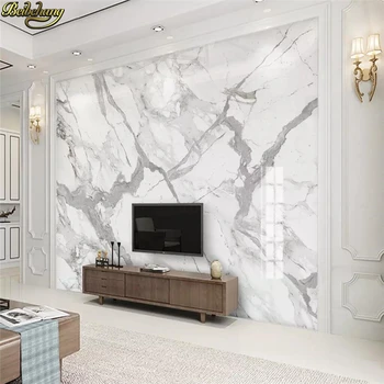 beibehang custom White marbled Photo Wallpaper 3D Mural Living Room TV Backdrop bedroom Wallpaper for wall papers home decor custom photo wallpaper 3d stereo dinosaur theme large murals primitive forest living room bedroom backdrop decor mural wallpaper