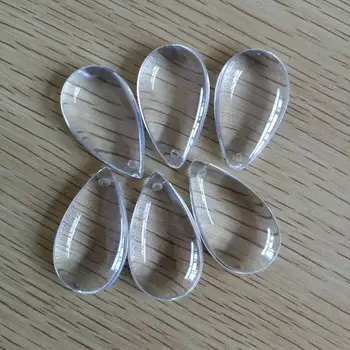 

Modern 50mm Clear Smooth Waterdrop Crystal Chandelier Pendants Glass Lighting Ornaments 100pcs for Wedding Accessories