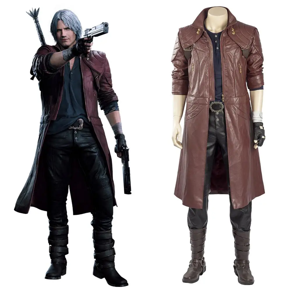 DMC 5 костюм Данте для костюмированной вечеринки DmC Dante Coat мужской на заказ| |