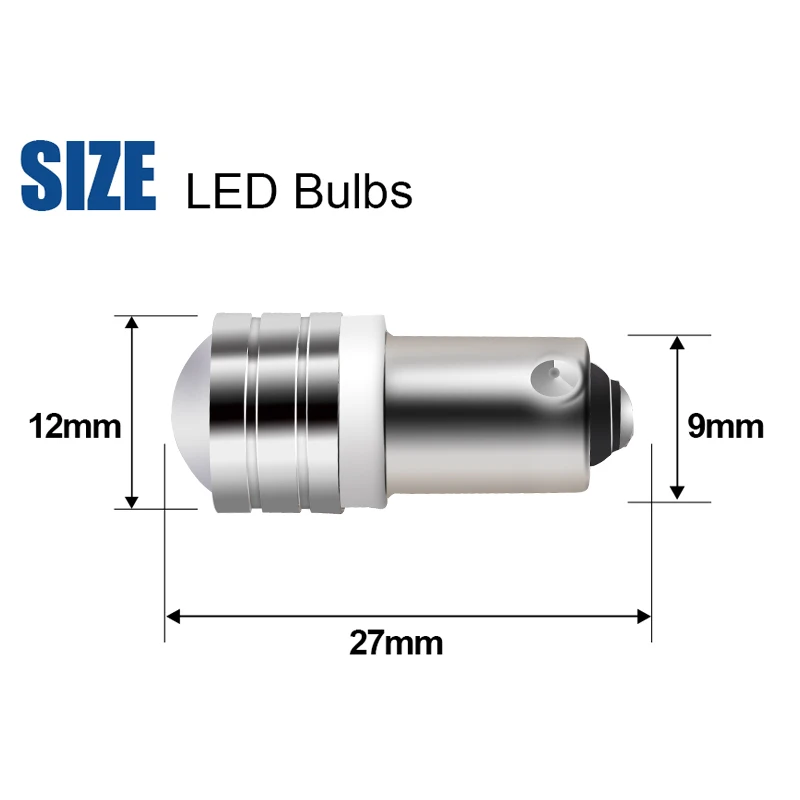 Hlxg 2 шт. T4W H5W BA9S led белый свет 6000 K авто лампа для чтения в помещении лампочки резерв