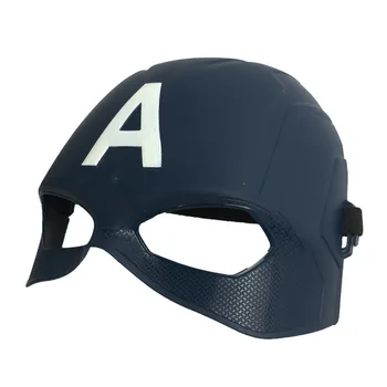 

The Navy Blue Captain America Masks Halloween Cosplay PVC Avengers Mask Props