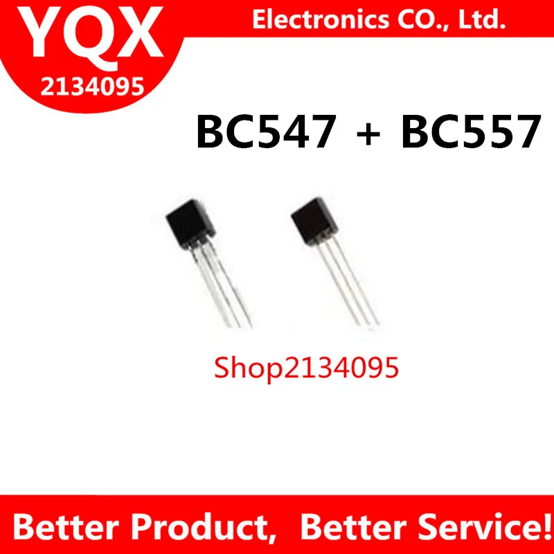 Всего 50 UNIDS (25 unids BC557 К 92 BC547 к 25 unids)| |