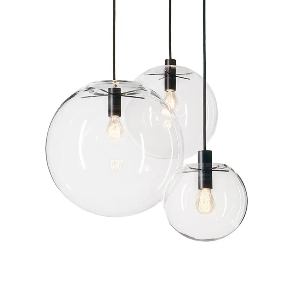

Modern Nordic Chandelier Multi-lights Staircase Pendant Glass Ball Light for Living Room Stairs HUG-Deals