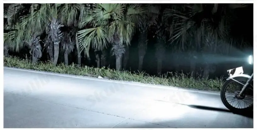 Order Chance for  Universal Motorcycle Bike Car H4 Hi/Lo Beam LED Headlight Lamp Bulb +4 LED +6000K light car accesso