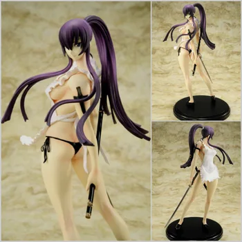 

22cm Japan Anime HIGHSCHOOL OF THE DEAD Busujima Saeko Action figure chara-ani 1/8 PVC sexy girl model collection toy