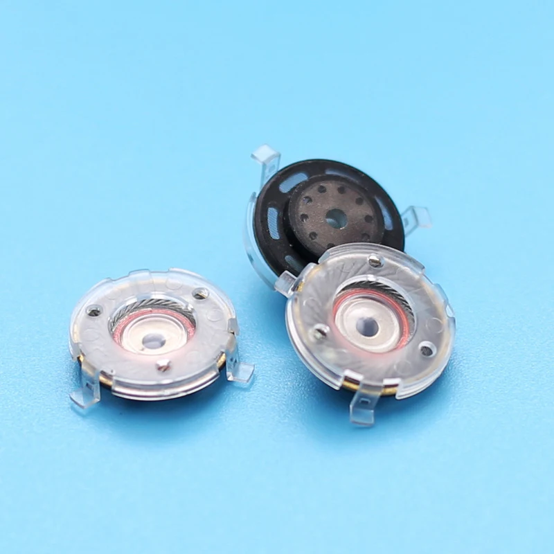 14MM 32 ohm Flat Headphone Drivers Speakers DIY Magnetic Clear HiFi Loudspeakers Audiophile Speakers