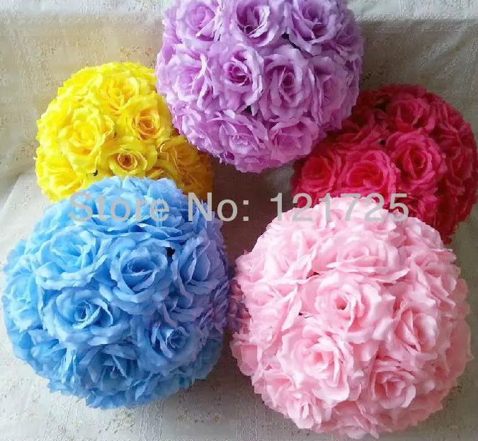 30CM Artificial Flower Ball Supermarket Decoration Wedding Supply in