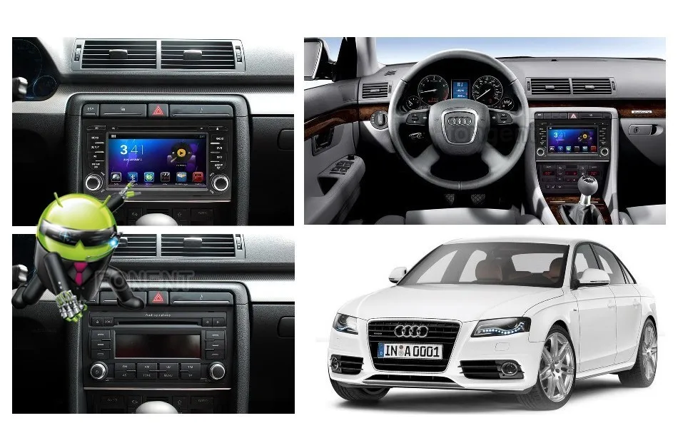 Sale 7inch Android 9.0 Radio Car Radio DVD Multimeida Player GPS for Audi A4 B6 B7 S4 B7 B6 RS4 2002-2008 RS4 B7 SEAT Exeo 2008-2012 0