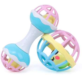 

Baby Bell Ball Toy Rattles Grasping Toy Hand Bell Rattle