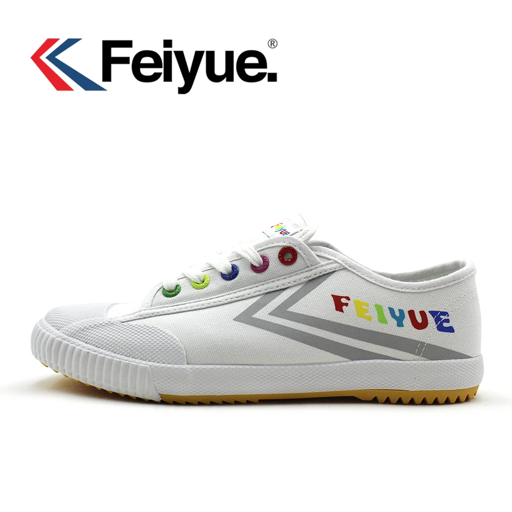 Feiyue shoes French original sneakers Martial arts Taichi Taekwondo Wushu Classic white black KungFu women men white shoes