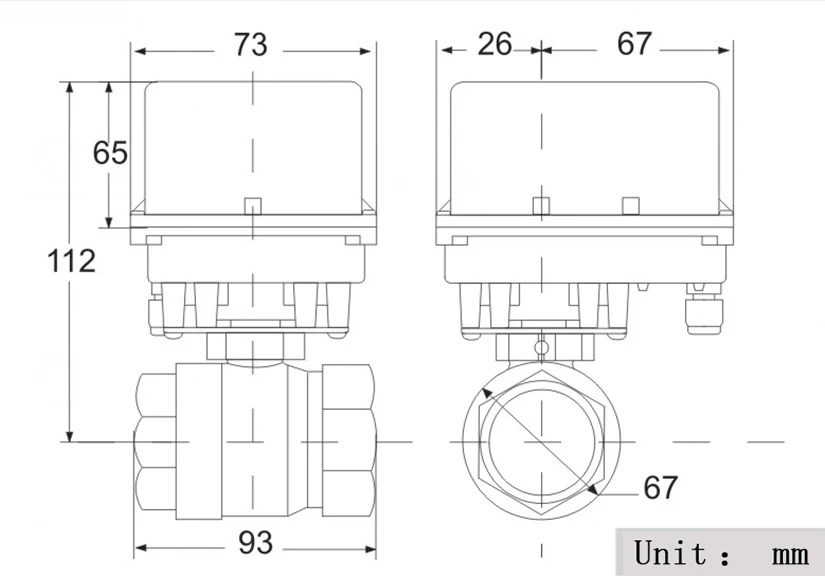 DN40 DC12V/24V фиксированный двухсторонний латунный Электрический шаровой кран|electric