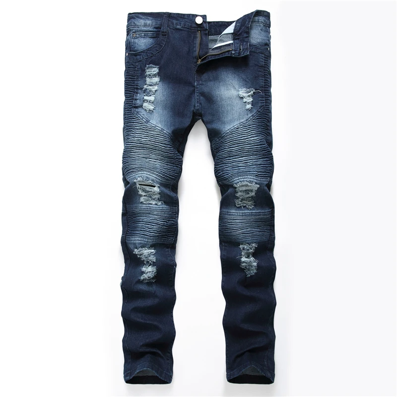 DANTBULUN мужские джинсы в стиле хип-хоп, мужские повседневные джинсы, потертые мужские узкие джинсы, байкерские джинсы, обтягивающие рваные джинсы в стиле рок, homme