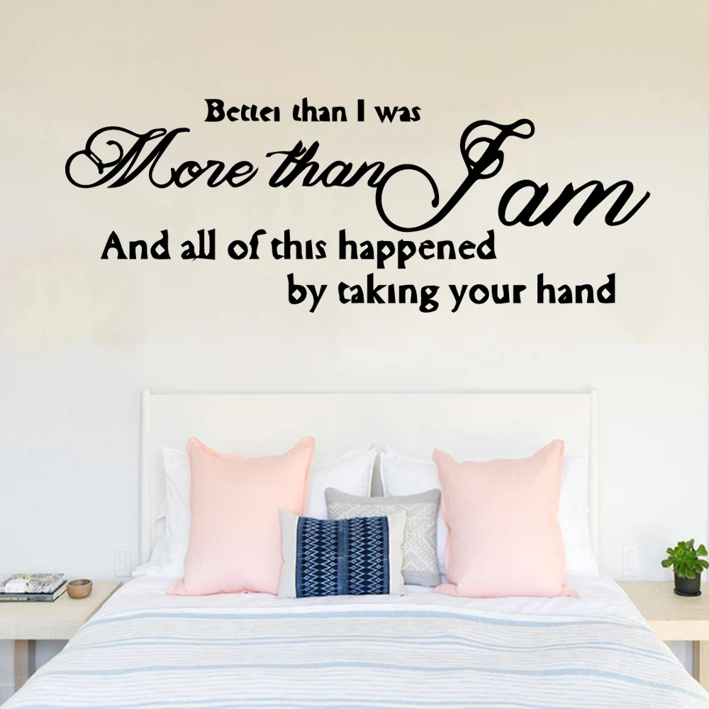 

Creative Words Quote Wall Sticker For Living Room Self Adhesive Vinyl Waterproof Wall Decal Home Decoration Accessories