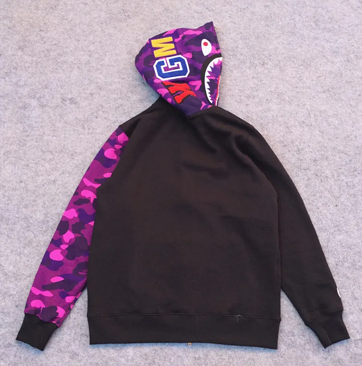 bape hoodie lila