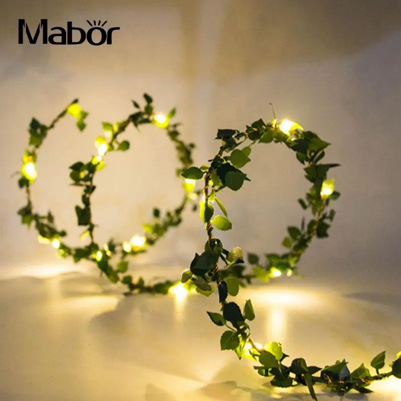 

10M LED Solar Leaf Garland Light String Copper Wire Corker String Fairy Lights for New Year/Christmas/Valentines Wedding Decorat